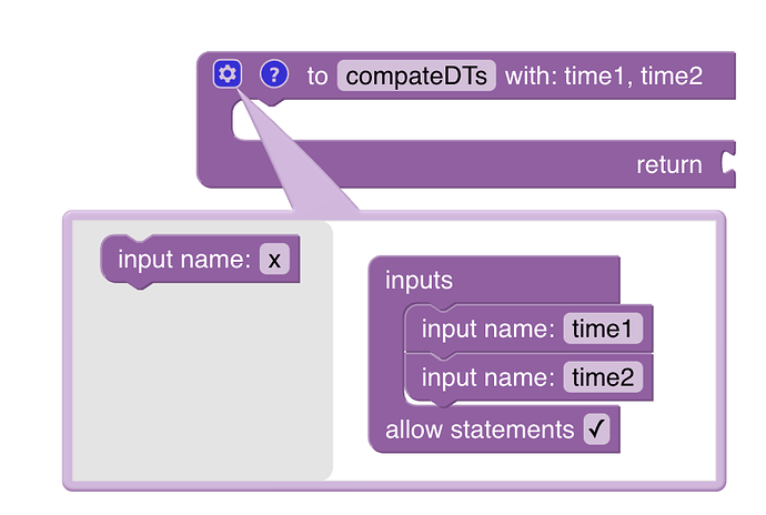 define function with arguments